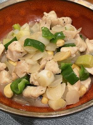 鶏むねカシューナッツ炒め