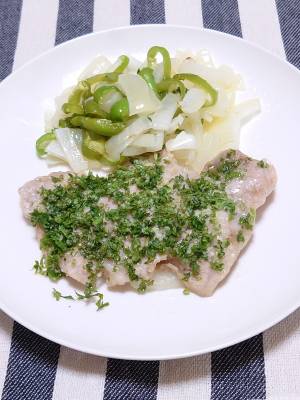 豚肉のチーズ焼き