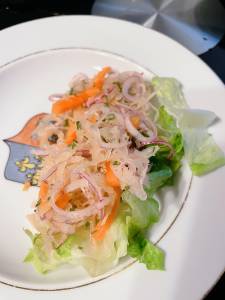 ザワークラウトのシンプルサラダ