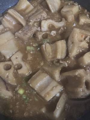 れんこんマーボー