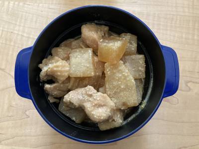大根と鶏肉のみそ煮