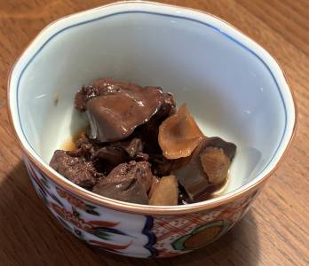 鶏レバーの赤ワイン煮