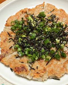 たたきれんこんと豚肉のもっちり焼き