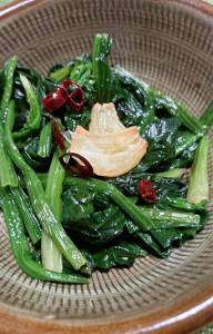 ほうれんそうのアーリオ・オーリオ