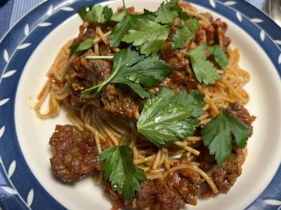 ミートソーススパゲッティ