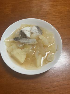 たらとじゃがいものスープ煮